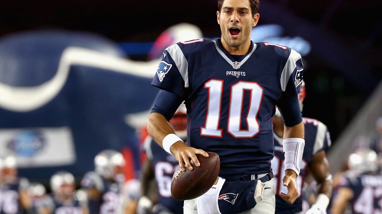 Patriots' Garoppolo excited for opportunity vs. Cardinals